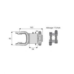 Roue libre avec alésage 1"3/4z6 Roue libre avec alésage 1"3/4z6