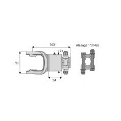 Roue libre avec alésage 1"3/4z6 Roue libre avec alésage 1"3/4z6