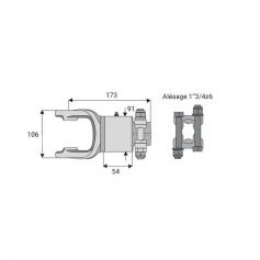 Roue libre avec alésage 1"3/4z6 Roue libre avec alésage 1"3/4z6
