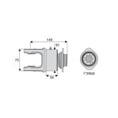 Roue libre avec alésage 1"3/8z6 Roue libre avec alésage 1"3/8z6