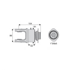 Roue libre avec alésage 1"3/8z6 Roue libre avec alésage 1"3/8z6
