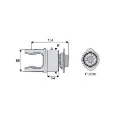 Roue libre avec alésage 1"3/8z6 Roue libre avec alésage 1"3/8z6