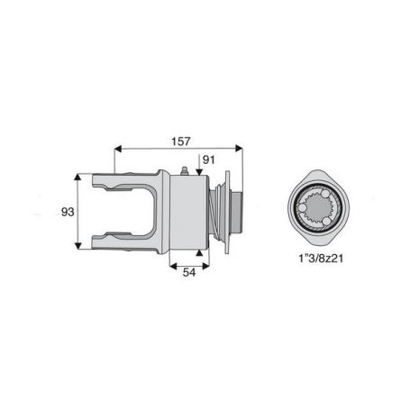 Roue libre avec alésage 1"3/8z21 Roue libre avec alésage 1"3/8z21