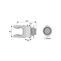 Roue libre avec alésage 1"3/8z21 Roue libre avec alésage 1"3/8z21