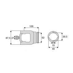 Machoire tube homocinétique 32x76/27x98