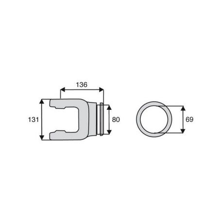 Machoire profil rond 41x118 Machoire profil rond 41x118