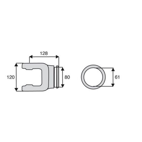 Machoire profil rond 35x106.5 Machoire profil rond 35x106.5