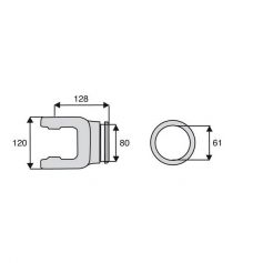 Machoire profil rond 35x106.5 Machoire profil rond 35x106.5