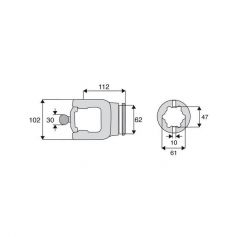 Machoire tube homocinétique 36x89/32x110 Machoire tube homocinétique 36x89/32x110