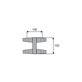 Machoire double 30.2x80