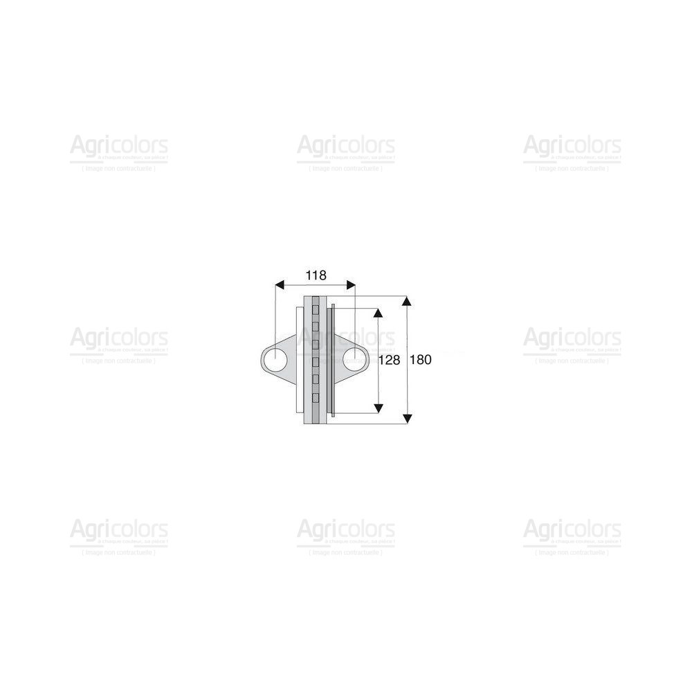 Mâchoire double homocinétique 36x89/32x110