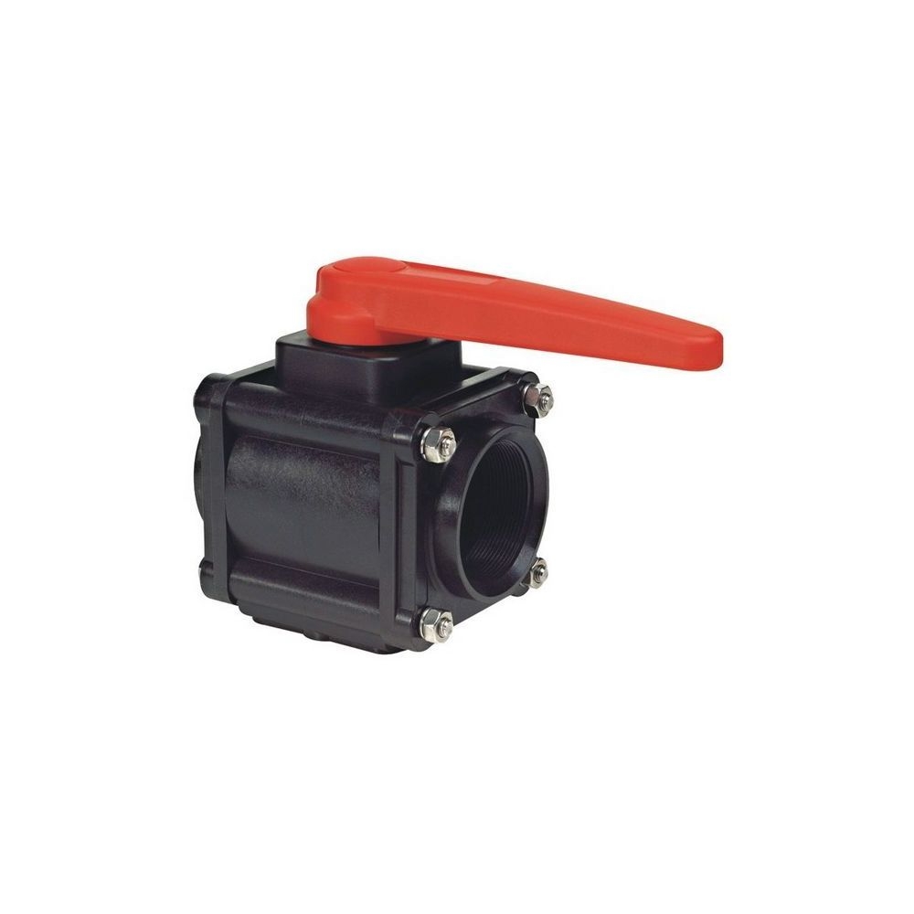 Vanne Manuelle Arag 2 voies 1''1/4 Sphère plastique