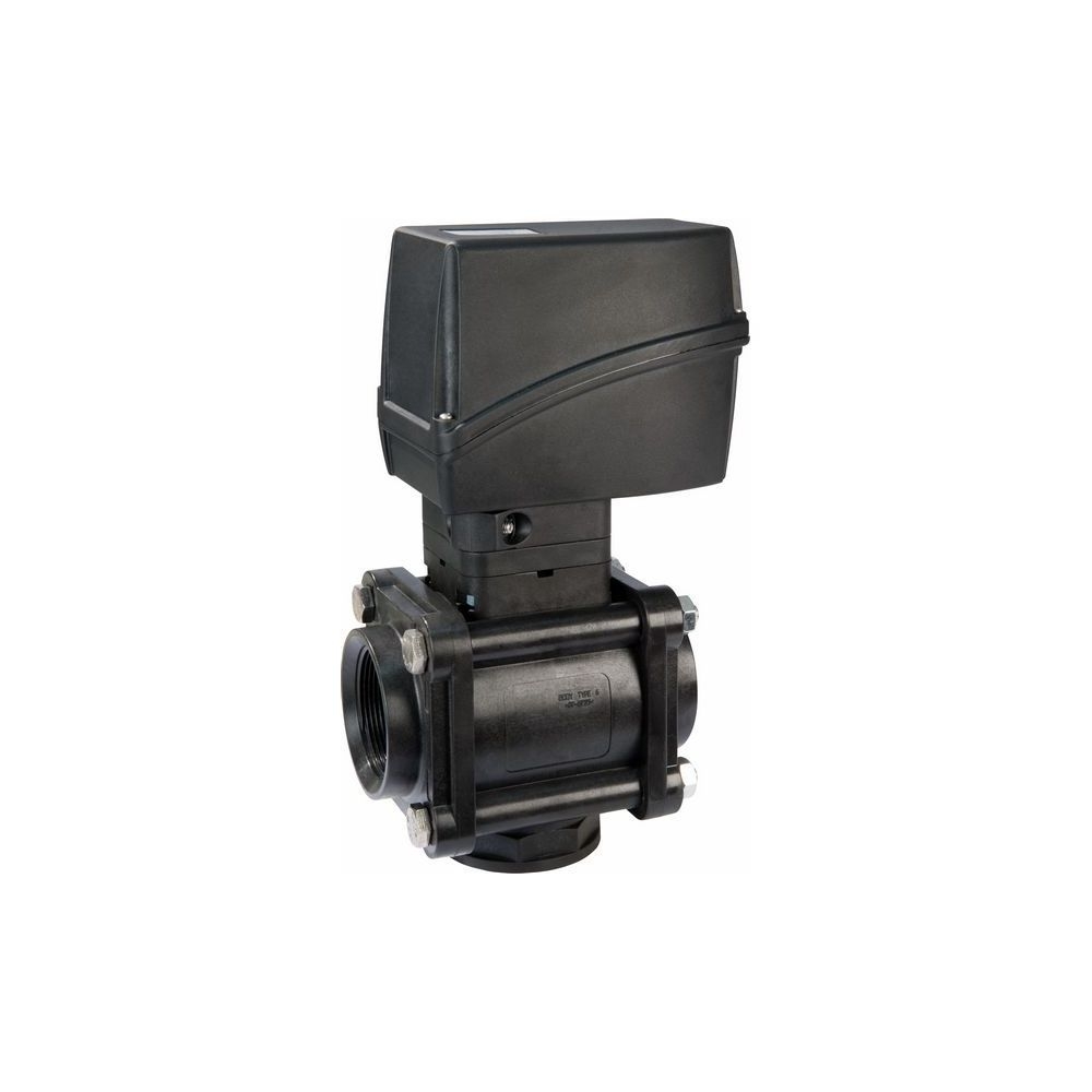 Vanne Electrique ARAG 3v vertical 1''F Sphère Inox/Téflon