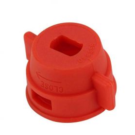 Ecrou Delvano/Matrot pour buse 8mm Rouge