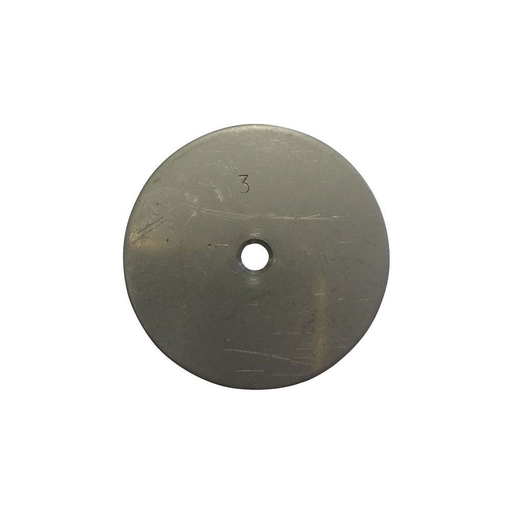 Pastille Inox ø 30 mm - ø Passage 3 mm