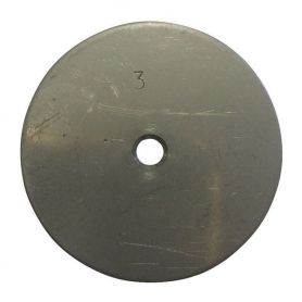 Pastille Inox ø 30 mm - ø Passage 5,5 mm