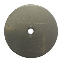 PASTILLE INOX DIAMÈTRE 30 MM - Ø PASSAGE 6,5 MM PASTILLE INOX DIAMÈTRE 30 MM - Ø PASSAGE 6,5 MM