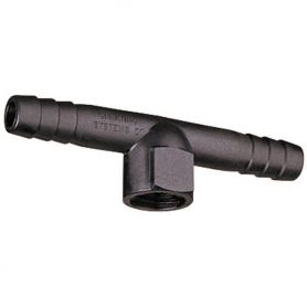 Té 1/4''F NPT x ø 10