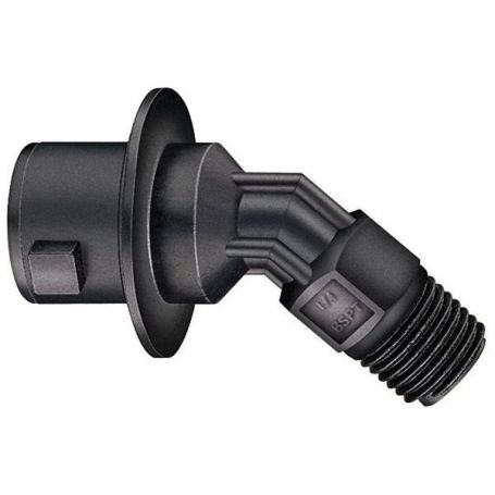ADAPTATEUR 1/4'' M X 1/4 TOUR COUDÉ 45°