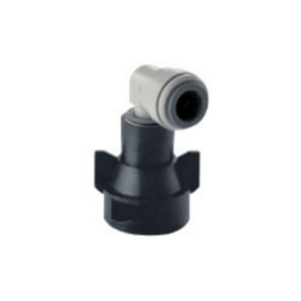 Ecrou 1/4 tour x Rilsan ø8  90° Orientable