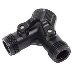 Raccord Y double vanne 3/4'' GHT