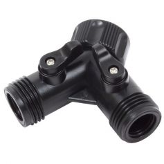 RACCORD Y DOUBLE VANNE 3/4'' GHT