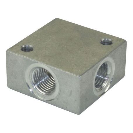 COLLECTEUR CROIX ALU 1/4'' F