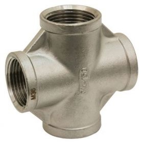 Raccord Croix Inox 3/4''F