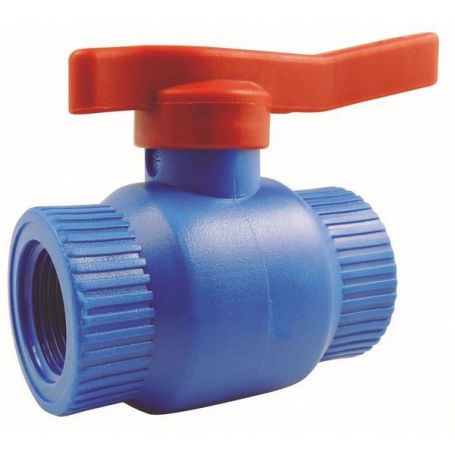VANNE 1''1/4 F/F ANTIGEL -45°C BLEU
