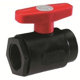 Vanne 2 voies polypro 1/2'' F