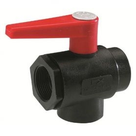 Vanne 3 voies polypro 1/2'' F