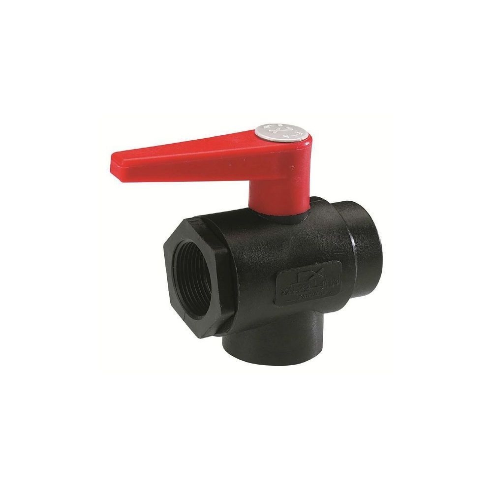 Vanne 3 voies polypro 1/2'' F