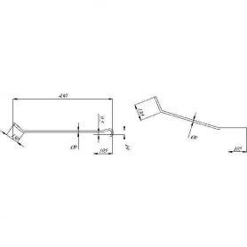 FLEXI-DOIGT 9X350/130 CTR.CT T Réf. 953558 AMAZONE
