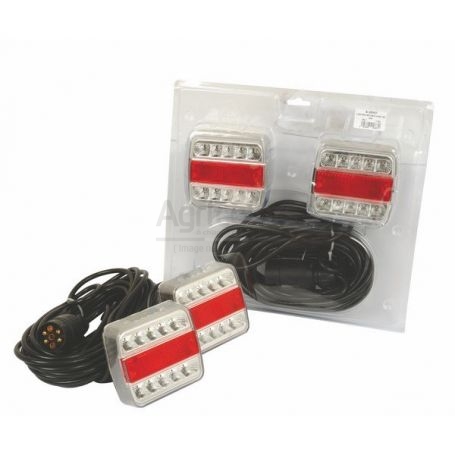 KIT ÉCLAIRAGE ARRIÈRE LED MAGNÉTIQUE LONGUEUR DE CABLE 7.5M MAX. EXTENSION 2.5M KIT ÉCLAIRAGE ARRIÈRE LED MAGNÉTIQUE LONGUEUR DE CABLE 7.5M MAX. EXTENSION 2.5M