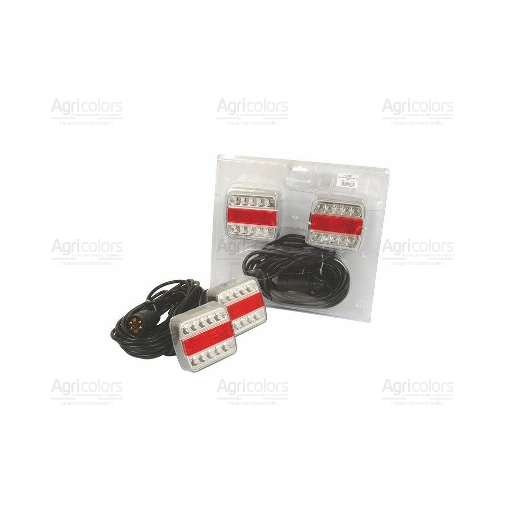 KIT ÉCLAIRAGE LED ARRIÈRE MAGNÉTIQUE LONGUEUR DE CABLE 7.5M MAX. EXTENSION 2.5M