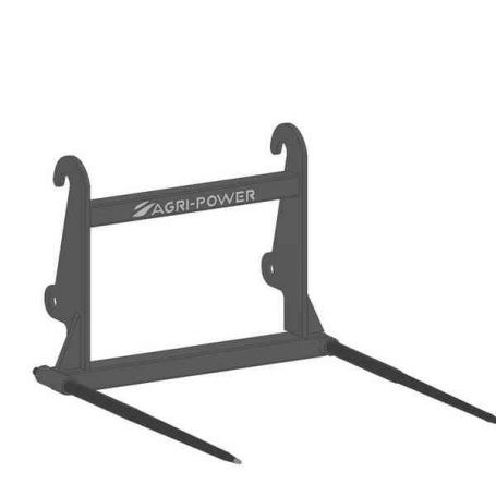 Pic bottes Faucheux gris 2 dents ø36x1100