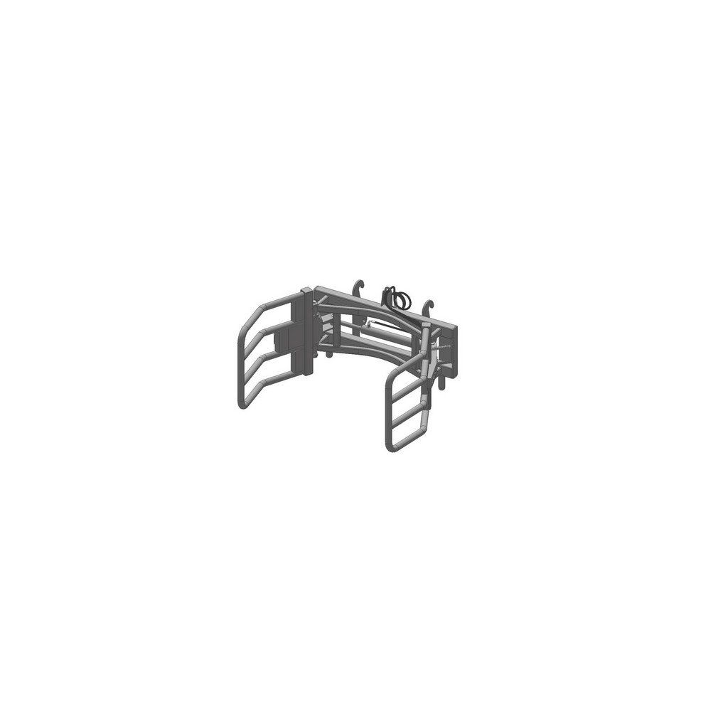 Pince Balle hydraulique attelage Faucheux gris