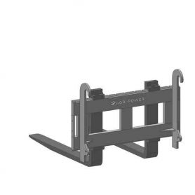 Leve palette 4T fourche 1200 type JCB Q-FIT