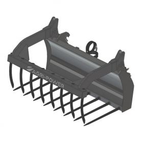Fourche à grappin AP-FG avec dents largeur 1500 AGRAM