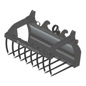 Fourche à grappin AP-FG avec dents largeur 1500 CATERPILLAR