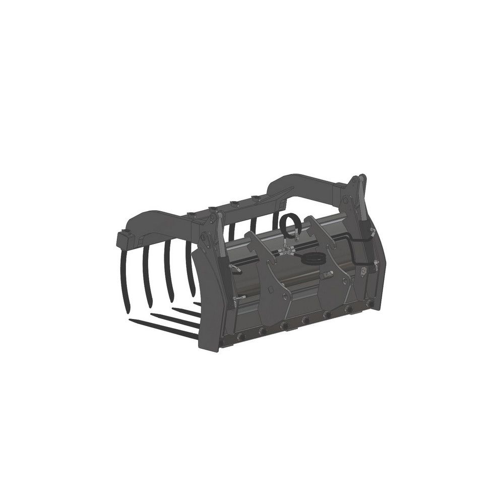 Fourche à grappin AP-FG avec dents largeur 1500 JCB COMPACT