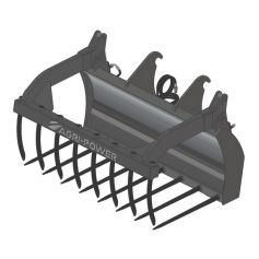 Fourche à grappin AP-FG avec dents largeur 1500 JCB ETROIT