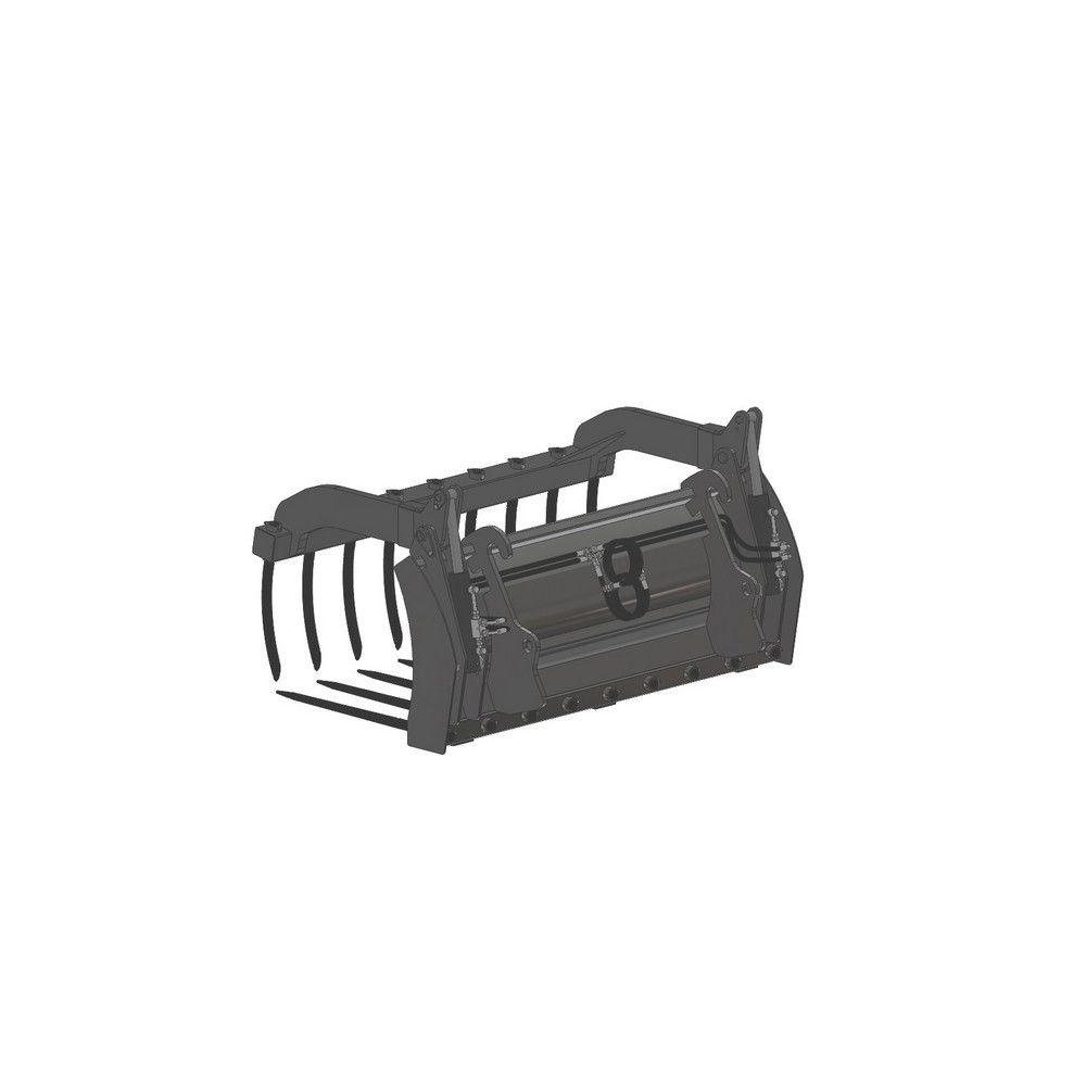 Fourche à grappin AP-FG avec dents largeur 1700 DIECI N°2