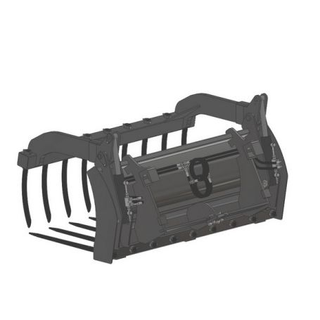 Fourche à grappin AP-FG avec dents largeur 1700 MERLO