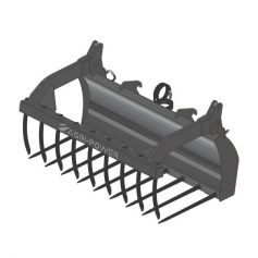 Fourche à grappin AP-FG avec dents largeur 1700 SCHÄFFER 2020-4260