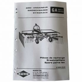 CATALOGUE PDR GA280G RÉF.  9014219 - KUHN