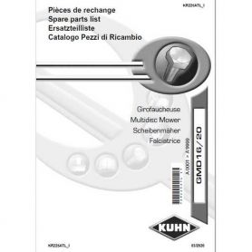 CATALOGUE PDR GMD16/ RÉF. KR225ATL - KUHN