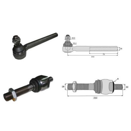 ROTULE + JOINT AXIAL RÉF. AZ57196 POUR JOHN DEERE ROTULE + JOINT AXIAL RÉF. AZ57196 POUR JOHN DEERE