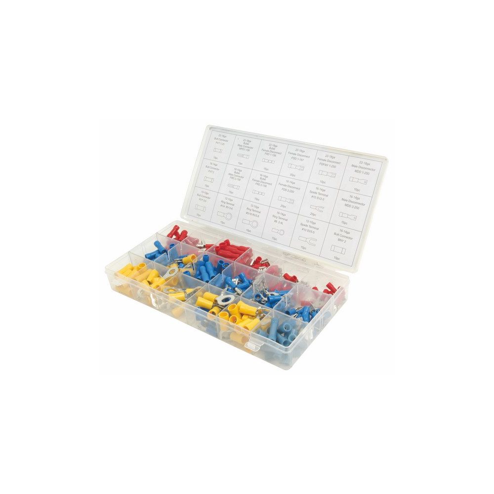 COFFRET DE COSSES ELECTRIQUES ASSORTIES 260 PIECES
