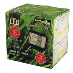 PHARE DE TRAVAIL LED PUISSANT ECLAIRAGE 3D 60W PHARE DE TRAVAIL LED PUISSANT ECLAIRAGE 3D 60W